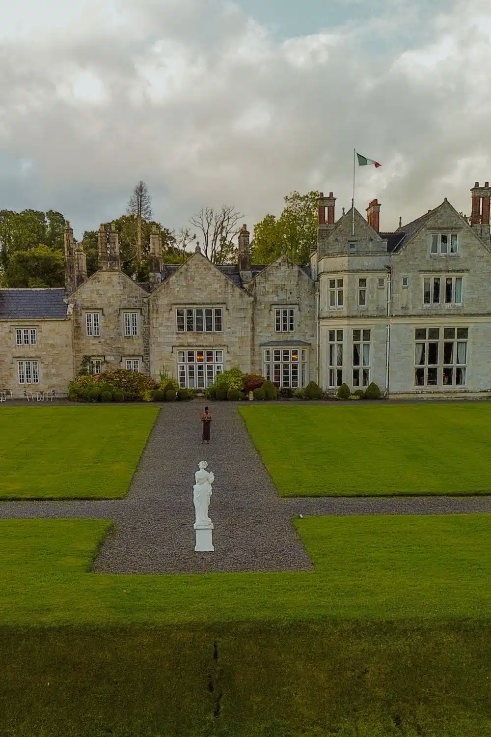 castle room at Lough Rynn Castle Hotel County Leitrim
