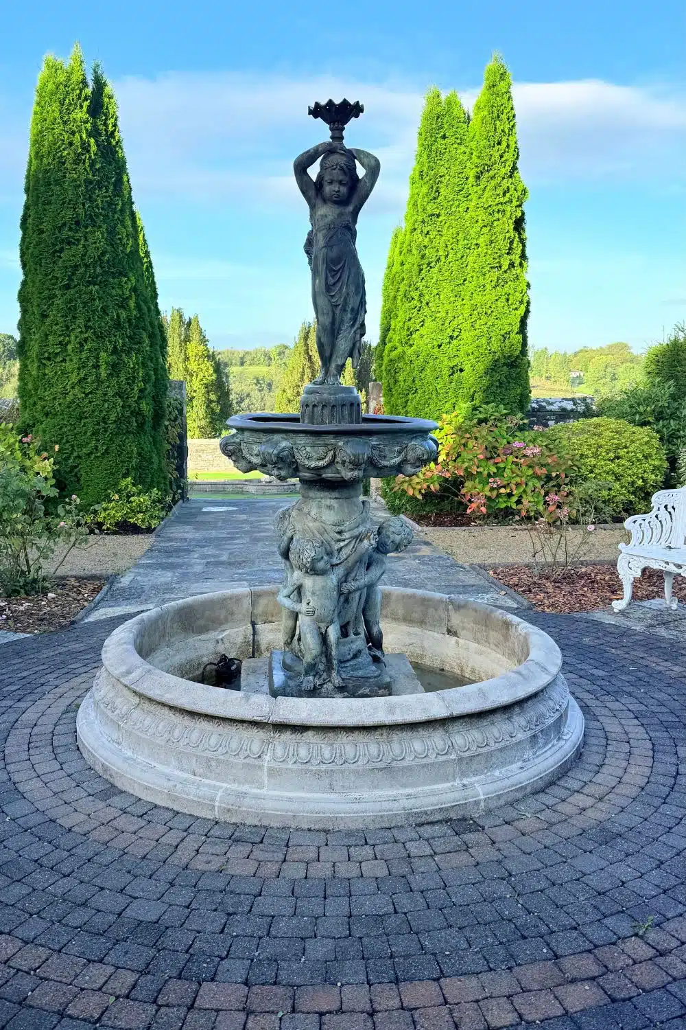 walled garden at Lough Rynn Castle Hotel Ireland