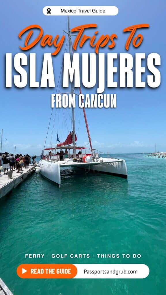 Catamaran from Cancun to Isla Mujeres